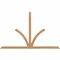 Ekena Millwork Richland Timber Gable Bracket, Western Red Cedar, 96"W x 60"H x 3 1/2"D x 3 1/2"F, 15/12 Pitch GBW096X60X0404RIC00SWR - alternate 1